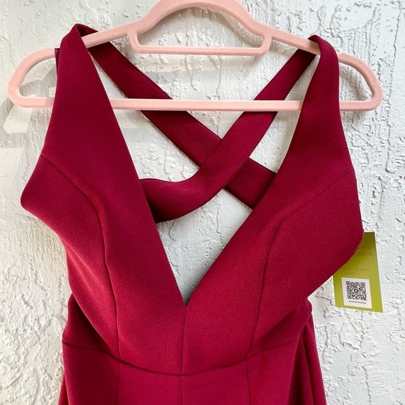Lovers+ Friends burgundy maxi dress size 2 - Picture 3 of 8